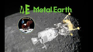 Apollo CSM with LM Metal Earth  Build With Me [upl. by Lanam]