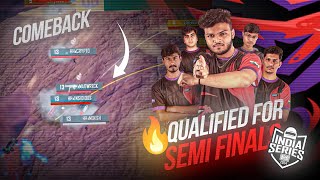 WHAT A COMEBACK  QUALIFIED FOR SEMI FINAL JOURNEY  BGIS 2024 SEMI FINALS [upl. by Felicia]