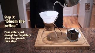 How to use a Chemex Coffee Brewer [upl. by Clementine]