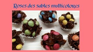 Roses des sables multicolores ou chocolat noir Bea Ba facile [upl. by Guttery]