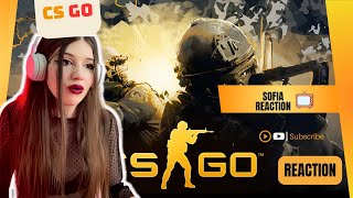 Girls reaction  Counter Strike Global Offensive Trailer [upl. by Intruoc845]