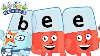 Spelling bee  Learn to Read  officialalphablocks [upl. by Nyleikcaj]