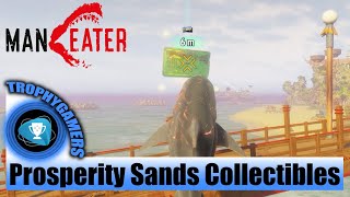 Maneater – All Collectible Locations Prosperity Sands License Plates Landmark and Nutrient Caches [upl. by Linnell887]