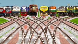 8 Most Realistic Train Game 🎮 BUMPY RAILROAD TRACKS  Railworks ts 2024  Train Simulator Classic [upl. by Akemot199]