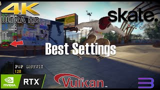 Skate 4K RPCS3  Best Settings at 120 FPS How To [upl. by Sallie]