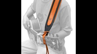 WAYNES DOG Guitar Strap Leather Real Cowhide Adjustable for Acoustic Electric Bass Guitarguitar [upl. by Jolynn321]