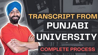 How to Apply for Transcripts for Punjabi University Patiala in 2021 Step by Step Process Hindi [upl. by Imekawulo]