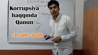 Korrupsiya qarşı mübarizə haqqında AR qanunu [upl. by Gerta]