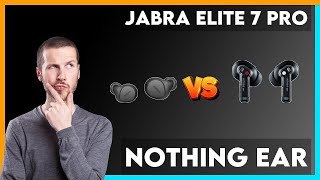 Jabra Elite 7 Pro vs Nothing Ear Comparison [upl. by Dare710]