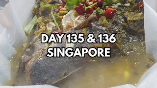 Solo Travel Vlogs Day 135 amp 136 Singapore [upl. by Learsiy]