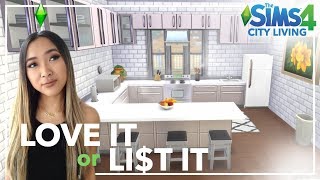 LOVE IT or LIST IT 19 Culpepper House  Sims 4 Renovation BASE GAME  City Living [upl. by Seuqramed321]