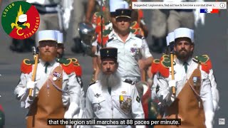 The French foreign legions Bastille Day 2022 with English Subtitles by me added [upl. by Gerhard522]