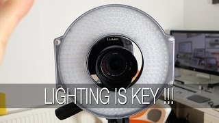 FampV HD R300 LED Ring Light Review [upl. by Zilla486]