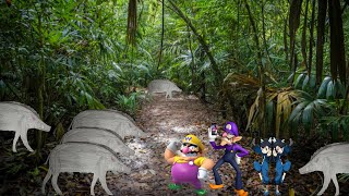 Wario Waluigi Tate amp Liza Takes A Selfie With Sounders Of Negros Warty Pig amp Dies In The Jungle [upl. by Andree]