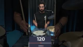 Rebote 120 BPM auladebateria rebote comotocarbateria baterista bateria [upl. by Dronski946]