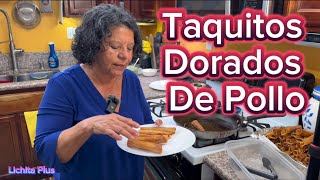 Taquitos Dorados de PolloMe quedaron Deliciosos👌 [upl. by Bubalo]