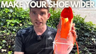 How to WIDEN the Forefoot of Shoes  Lacing Techniques Anta C202 [upl. by Lehctim916]