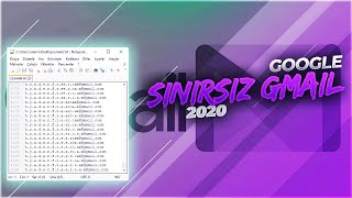 SINIRSIZ GMAIL HESABI OLUŞTURMA GENERATOR 2020 KANITLI [upl. by Allisurd487]