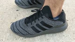 Adidas Busenitz Pure Boost Skateboarding Shoes Unboxing And Morning Walk2 [upl. by Christmann]