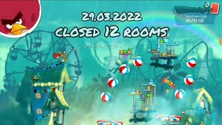 angry birds 2 clan battle 29032022 closed 12 rooms fp983ratio1099 [upl. by Laeria]