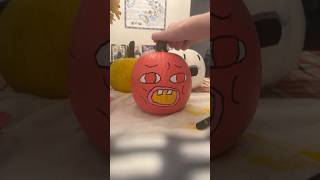 I Painted A Cherry Bomb Pumpkinshortstylerthecreator [upl. by Reyotal]