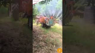 Mahindra Mitra tractor mounted Mango Airotec sprayer  8956651819 [upl. by Paul789]