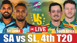 ICC T20 World Cup 2024 Live  SA vs SL 4th Match Live Scores LIVE CRICKET MATCH TODAY [upl. by Cori]