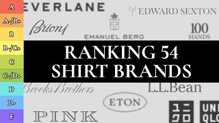 Ranking Mens RTW Shirts 54 BEST amp WORST Menswear Brands [upl. by Akimihs194]