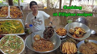 Ang daming orders Cooking 10 Filipino recipes Lutong pinoy [upl. by Ahgiel]