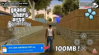 comment avoir gta san andreas sur ppsspp android en 2024 [upl. by Annasiul]