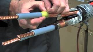 Heat Shrink Cable Joint  11kV 3 Core XLPE amp EPR High Voltage Cable Joints [upl. by Granniah]