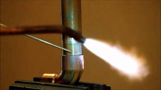 Brazing soldering copper pipe tube [upl. by Llegna]