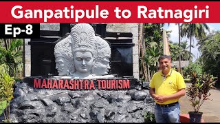 EP 8 Ganpatipule to Ratnagiri  Konkan Tour  Ganpatipule temple  Maharashtra Tourism [upl. by Fantasia]