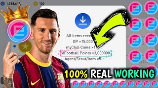 Trick on How to get unlimited 15k eFOOTBALL POINTS for FREE  PES 2021  PC PS4  MOBILE [upl. by Elspet]