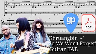 Khruangbin  So We Wont Forget Guitar Tabs TABS [upl. by Leon]