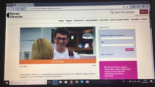 1 How To  use the Devon Libraries website [upl. by Waal]