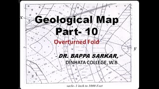 Geological MapOverturned fold Practical Geography [upl. by Cowen]