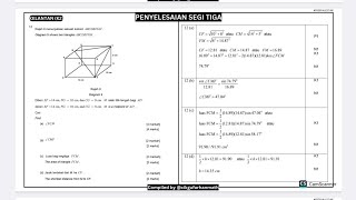 Kelantan Penyelesaian Segi Tiga Peperiksaan Percubaan SPM 2023 Matematik TAMBAHAN kertas 2 soalan 12 [upl. by Nash433]