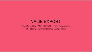 Deutsche Börse Photography Foundation Prize 2024 – Shortlisted artist VALIE EXPORT [upl. by Enyrhtak]