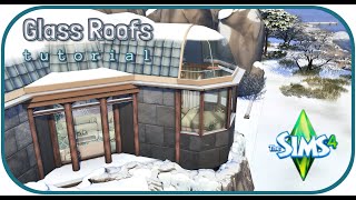 Glass Roofs Tutorial for Northern Lights  The Sims 4  Tutorial  No CC [upl. by Aikahc]