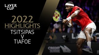 Stefanos Tsitsipas v Frances Tiafoe Highlights  Laver Cup 2022 Match 11 [upl. by Adrianna]