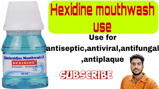 Hexidine mouthwash use जाने फायदेdoctoryoutubepharmacymedicalmouthcarehospitalvideosmedicine [upl. by Trev]