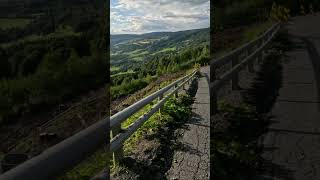 Cycle tour in ØyerHafjell lovely view down towards the center of Øyer [upl. by Colbye]