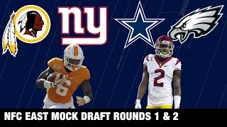 Draft Projections Cowboys Eagles Redskins and Giants  NFL Network  Path to the Draft [upl. by Fitts249]