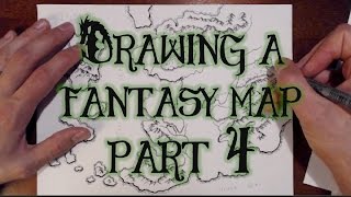 Drawing a Fantasy Map part 4  Forests [upl. by Torhert]