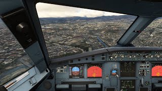 DANGEROUS Cockpit View Approach amp Landing at Toncontin International Airport  Honduras  4K [upl. by Ecinaj]