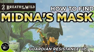 Legend of Zelda Breath of the Wild  Midnass Helmet Location GUARDIAN RESISTANCE UP [upl. by Josey770]