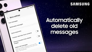 Delete old messages to free up storage on your Galaxy phone  Samsung US [upl. by Elisha]