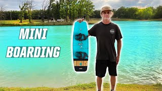 MINI BOARDING  WAKEBOARDING [upl. by Minoru]