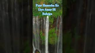 Pyar hamesha amar rahatha hai ❤️❤️lovemusic naturelover [upl. by Kemme]